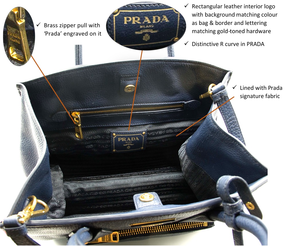 prada bag serial number check online
